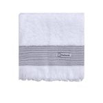 Luksus håndklæde med frynser i hvid Cenon Design fra finehome