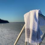 Hvide badehåndklæder med frynser fra finehome