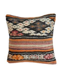Ægte kelim puder 40x40 i mange smukke farver og brændte farver med inderpuder