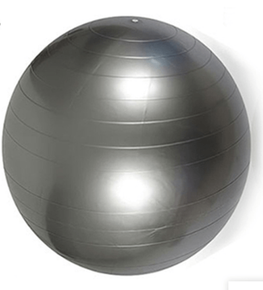 Træningsbold & Fitnessbold i grå 55 cm fra finehome
