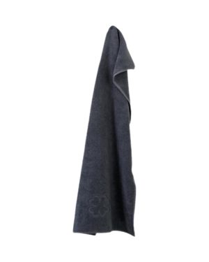 Mørkegrå håndklæder 50x100 cm bløde og god kvalitet