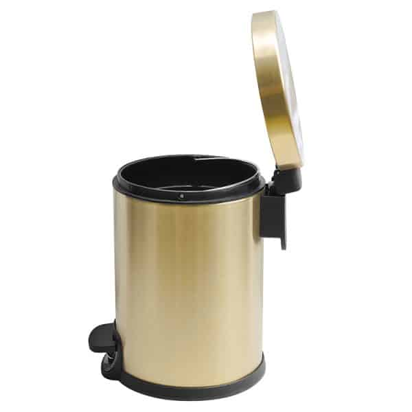 pedalspand - guld mat - finehome