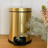 Guld toiletspand med soft luk