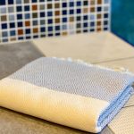 Hammam håndklæde 100x180 grå natur i ren bomuld