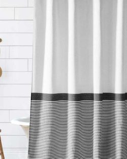 badeforhæng stof 150x190 cm - Design finehome