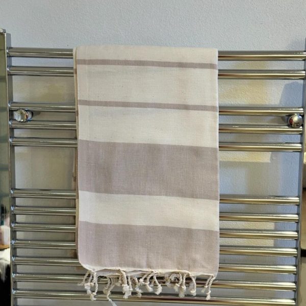 Hammam håndklæde med smukke striber 100x180 cm